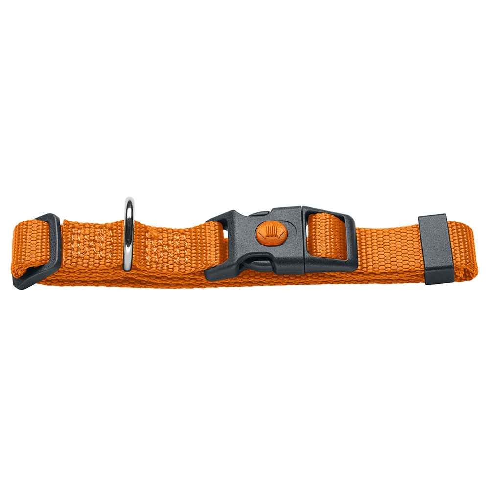 Obroża HUNTER London, pomarańczowa - Vario Basic, M, obwód szyi: 30-46 cm, szer. 15 mm miniaturka