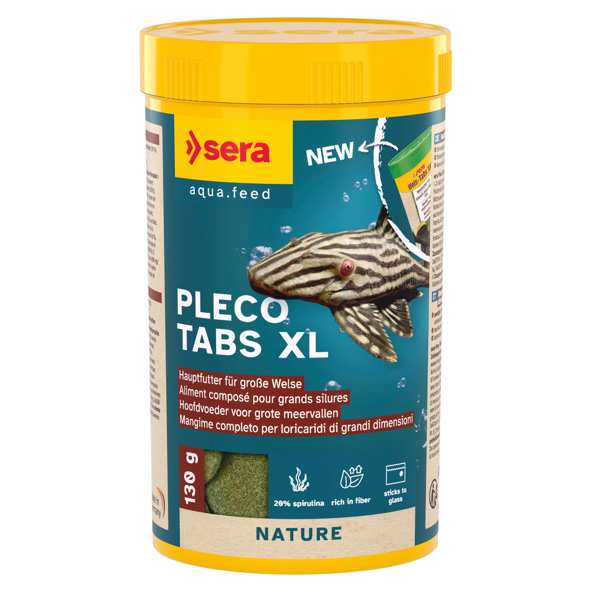 Sera Wels-Tabs XXL Nature - 2 x 250 ml