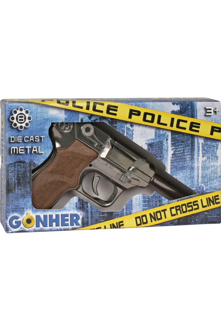 Pistolet metalowy policyjny 8 naboi