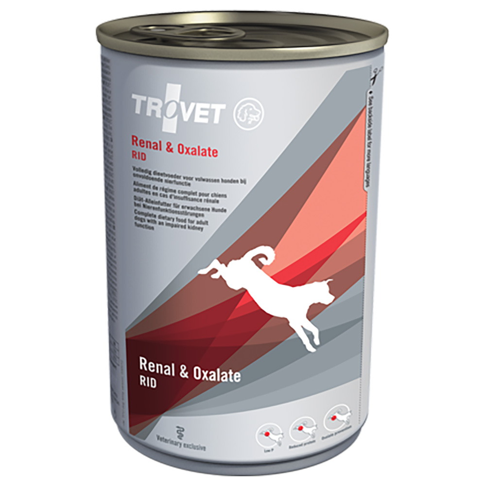 Trovet Renal & Oxalate, kurczak z łososiem RID - 400 g