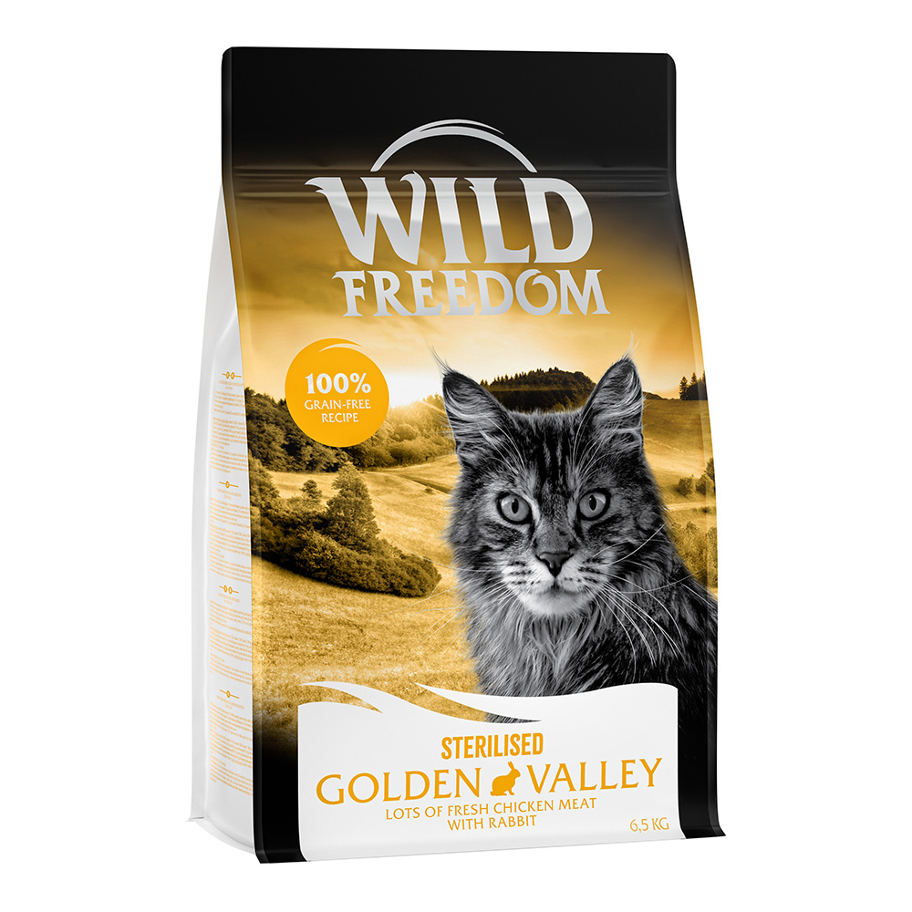 Wild Freedom Adult "Golden Valley" Sterilised, królik - bezzbożowa receptura - 2 x 6,5 kg