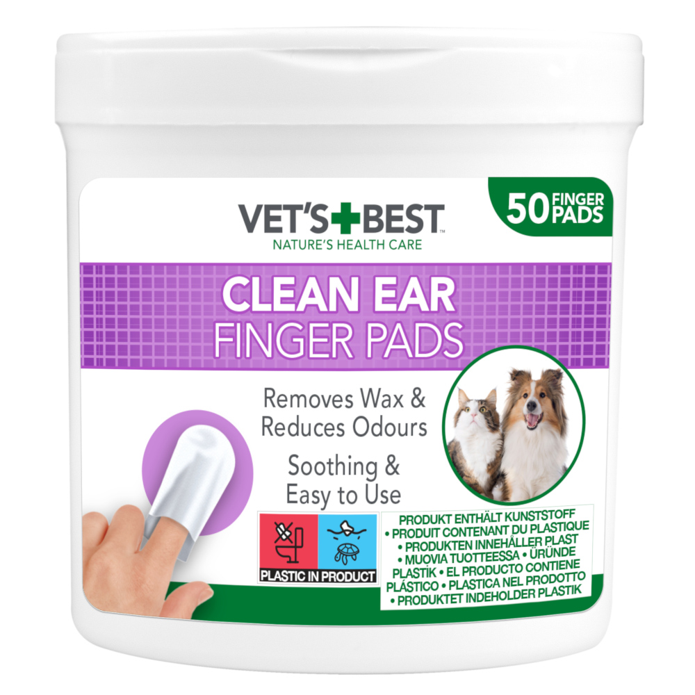 Vet's Best® Clean, płatki do czyszczenia uszu - 50 szt. miniaturka