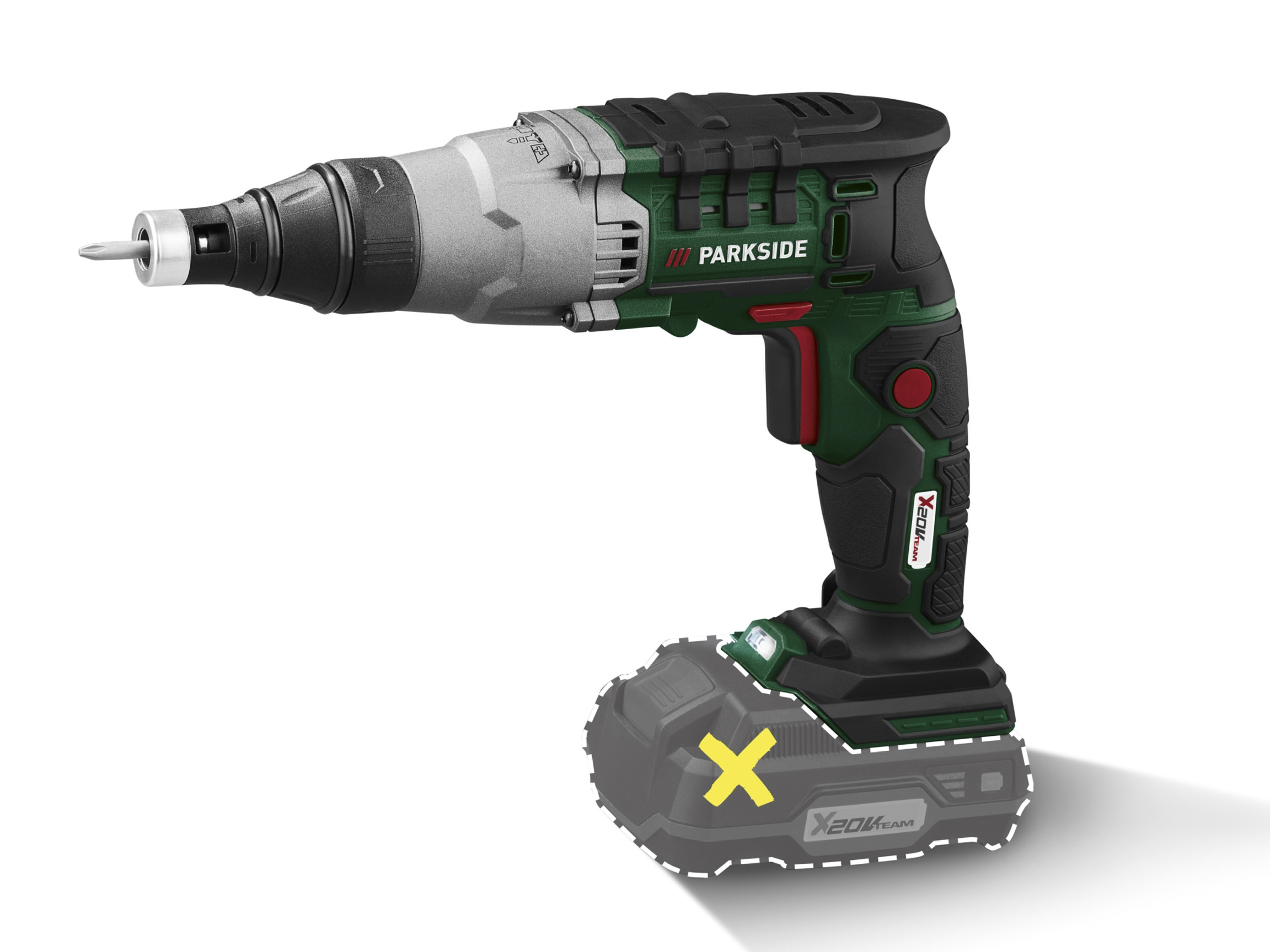 PARKSIDE® Akumulatorowa wkrętarka do suchej zabudowy 20 V, PTBSA 20-Li B2, (bez akumulatora i ładowarki)