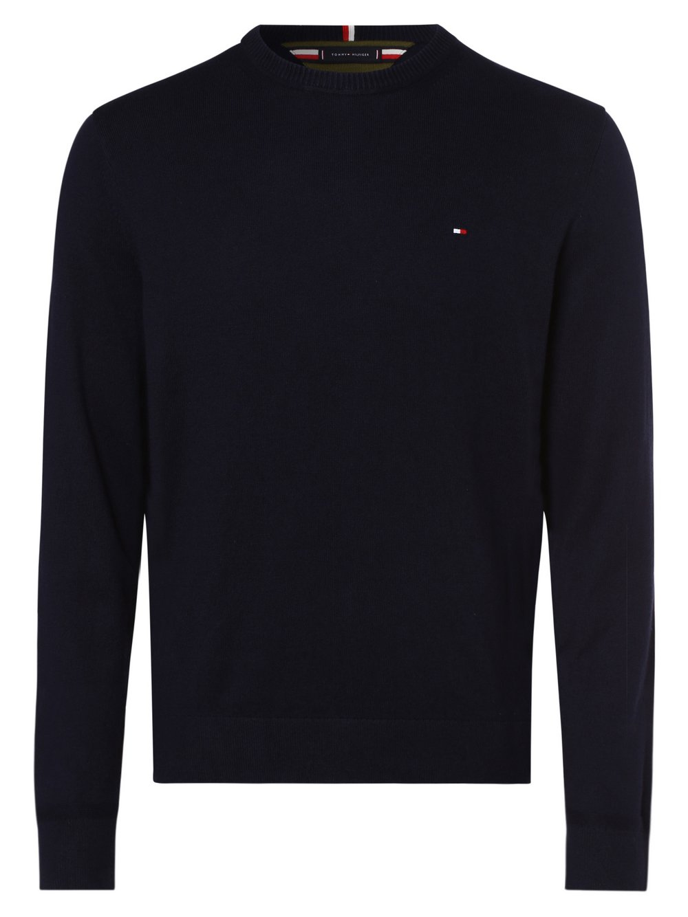 Tommy Hilfiger Sweter z dodatkiem kaszmiru Mężczyźni Bawełna niebieski, M