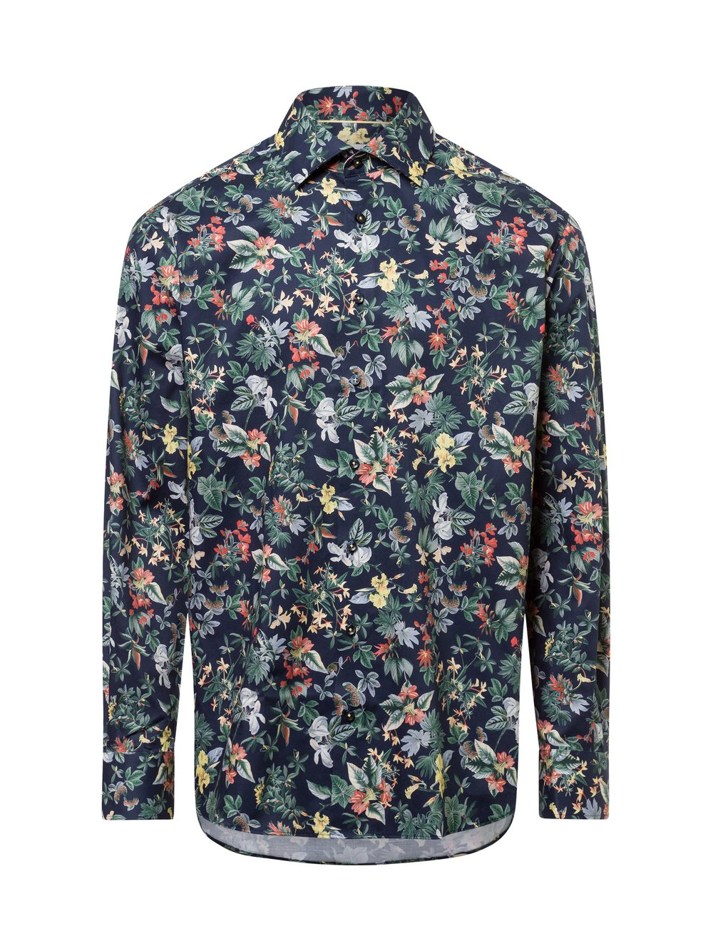 Eterna Comfort Fit Męska koszula biznesowa - non-iron Mężczyźni Comfort Fit Bawełna niebieski|wielokolorowy, 45