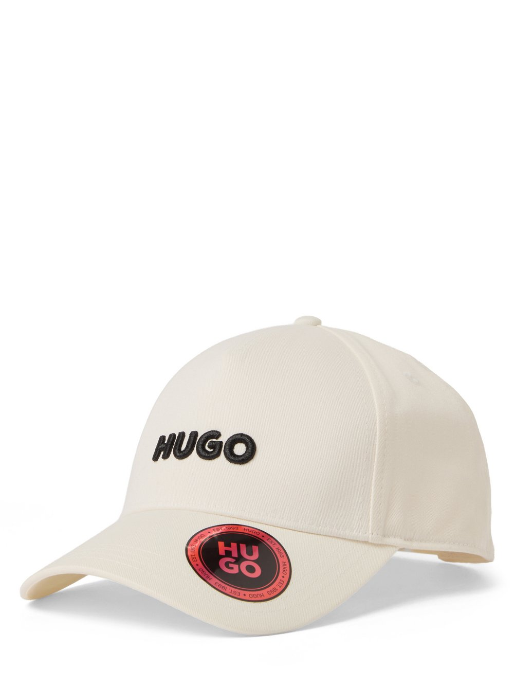 HUGO Męska czapka z daszkiem - Jude Mężczyźni Bawełna biały, ONE SIZE