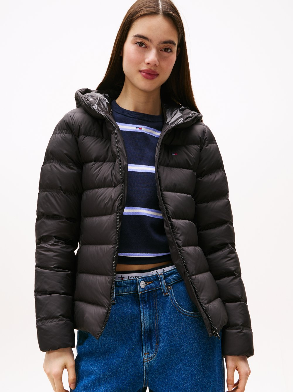Tommy Jeans Damska kurtka puchowa Kobiety czarny, XS