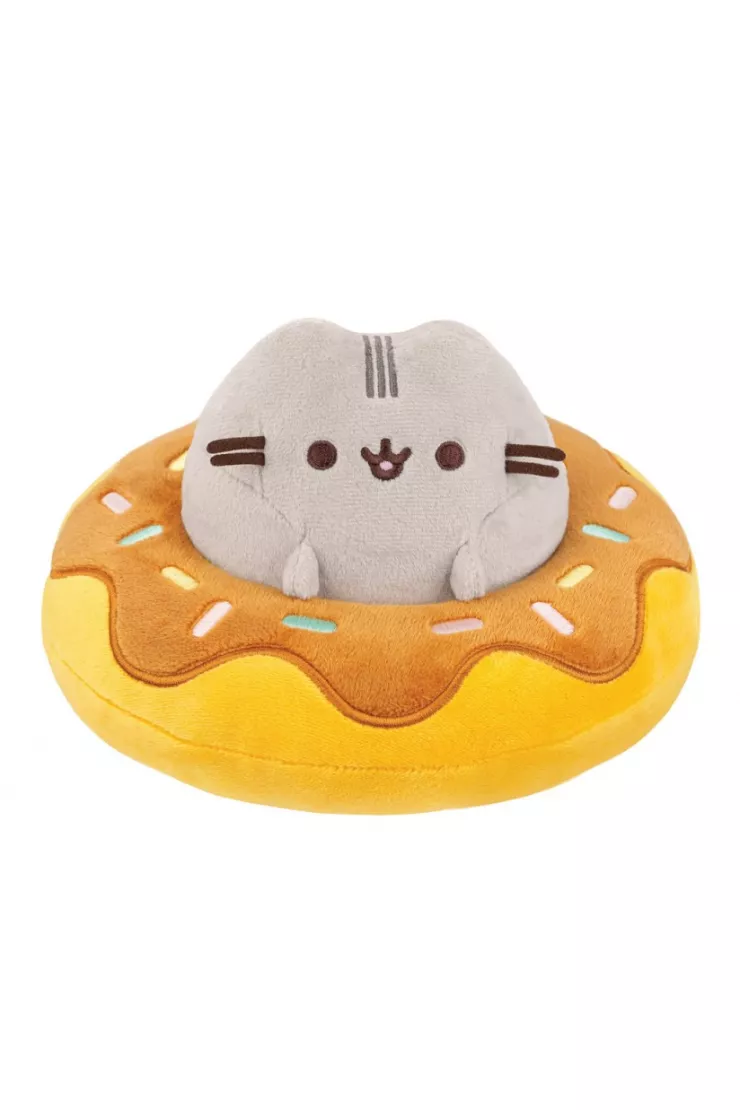 Pusheen w dużym donucie
