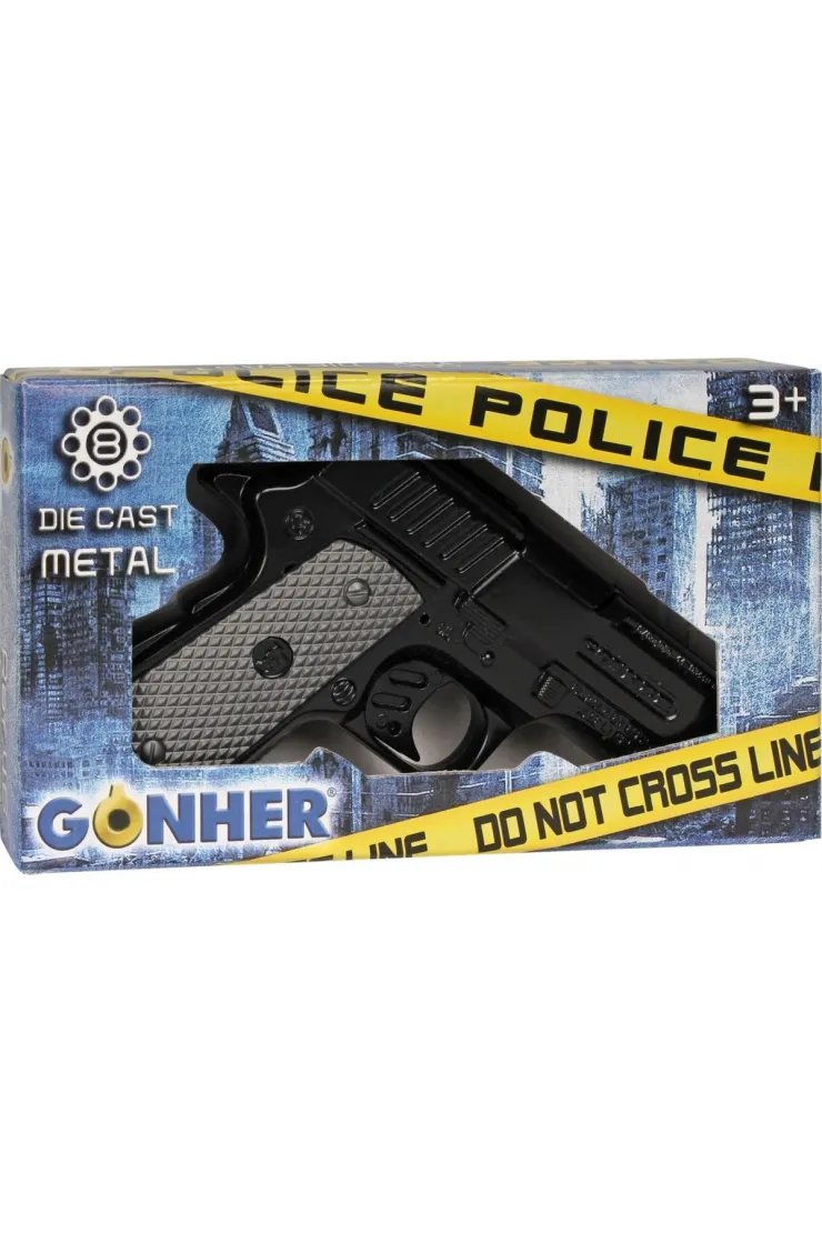 Pistolet metalowy policyjny 8 naboi