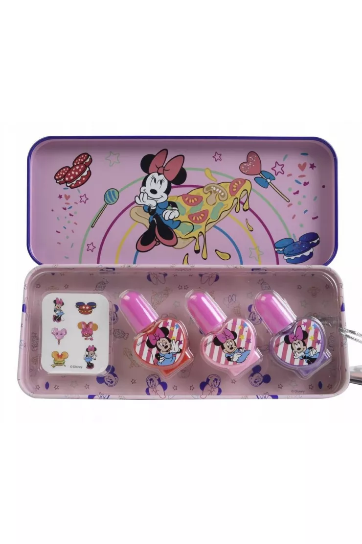 Zestaw lakierów met. etui Minnie Mouse