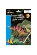 Wydrapywanka i kolorowanka 2w1 Dinozaury