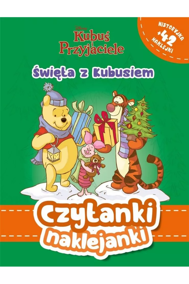 Czytanki naklejanki. Disney Kubuś i Przyjaciele. Święta z Kubusiem