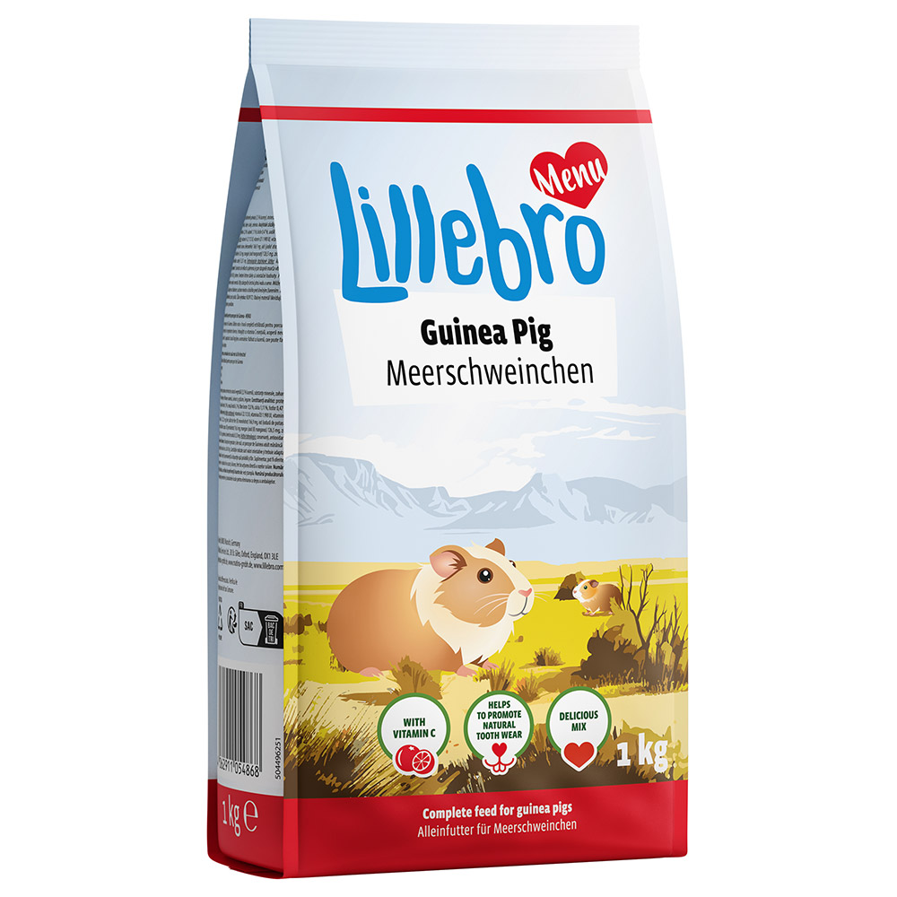 Lillebro karma dla świnek morskich - 3 x 1 kg miniaturka