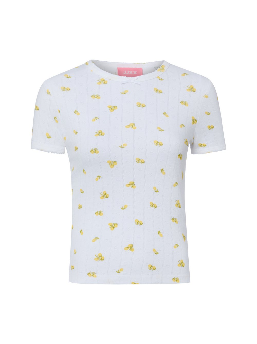JJXX Koszulka damska - JXEliza Kobiety Bawełna (100%) biały|żółty|zielony, XL