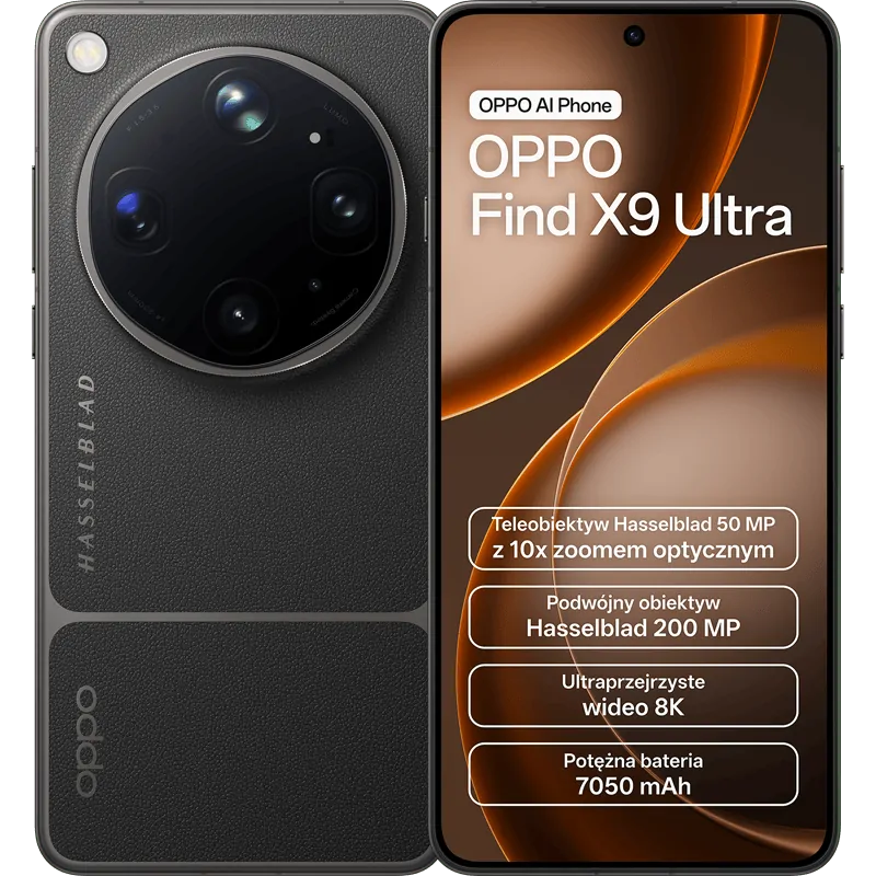 OPPO Find X9 Ultra 5G 12/512 GB Czarny