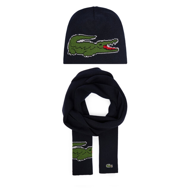 Zestaw szalik i czapka Lacoste
