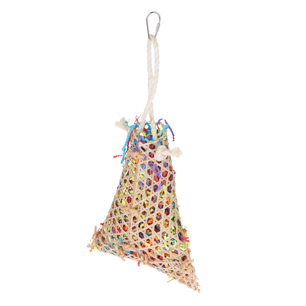 TIAKI zabawka do skubania dla ptaków - Dł. x szer. x wys.: ok.  38 x 18 x 6,5 cm miniaturka