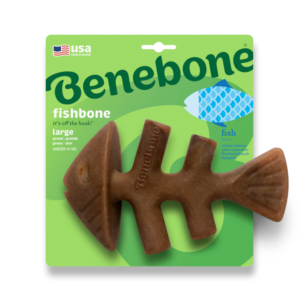 Benebone Fishbone - Large (dł. x szer.): ok. 21 x 12 cm