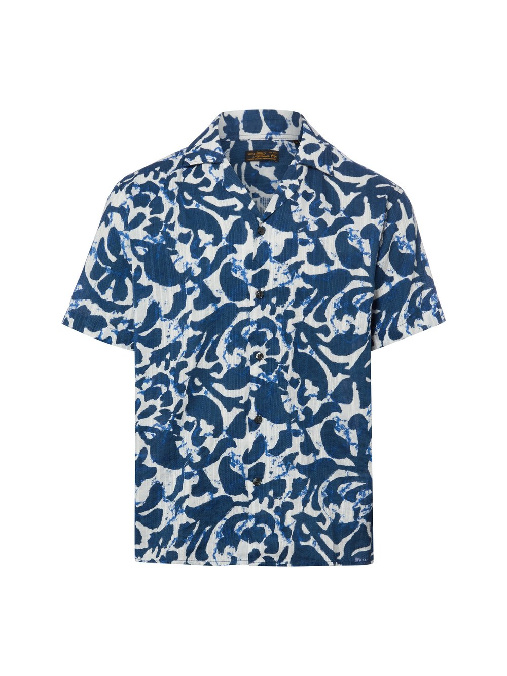 Jack & Jones Męska koszulka z krótkim rękawem - JPRBlubilbao Mężczyźni Comfort Fit Bawełna (100%) niebieski, M