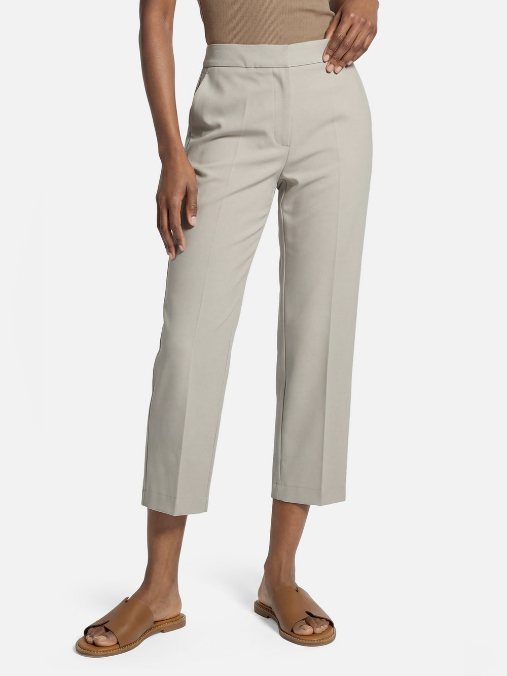 Someday Damskie spodnie materiałowe - Charlie Cropped Ease Kobiety szary, 40