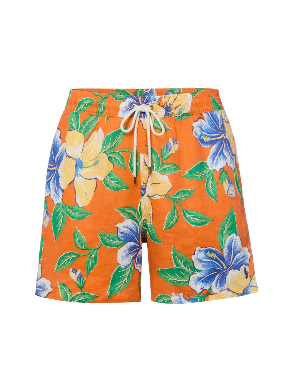 Polo Ralph Lauren Męskie lniane szorty kąpielowe Mężczyźni pomarańczowy|wielokolorowy, XL