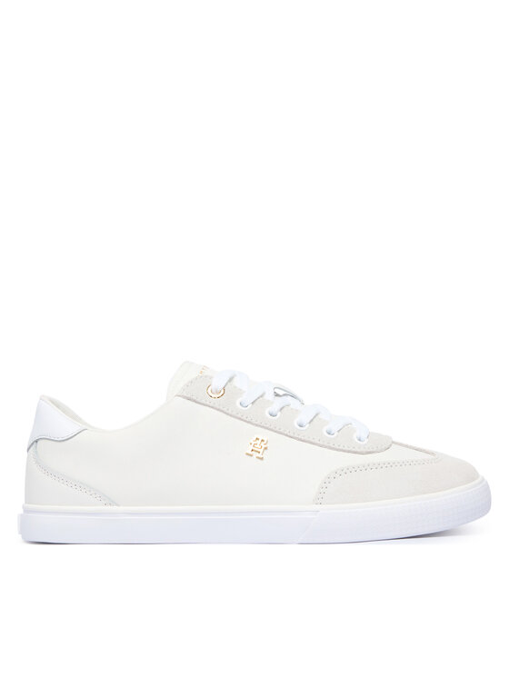 Tommy Hilfiger Sneakersy Th Chic Low Vulc FW0FW09391 Kremowy