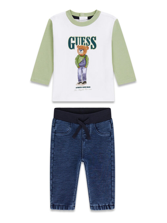 Guess Komplet bluzka i spodnie I6RG17 K8HM4 Kolorowy Regular Fit