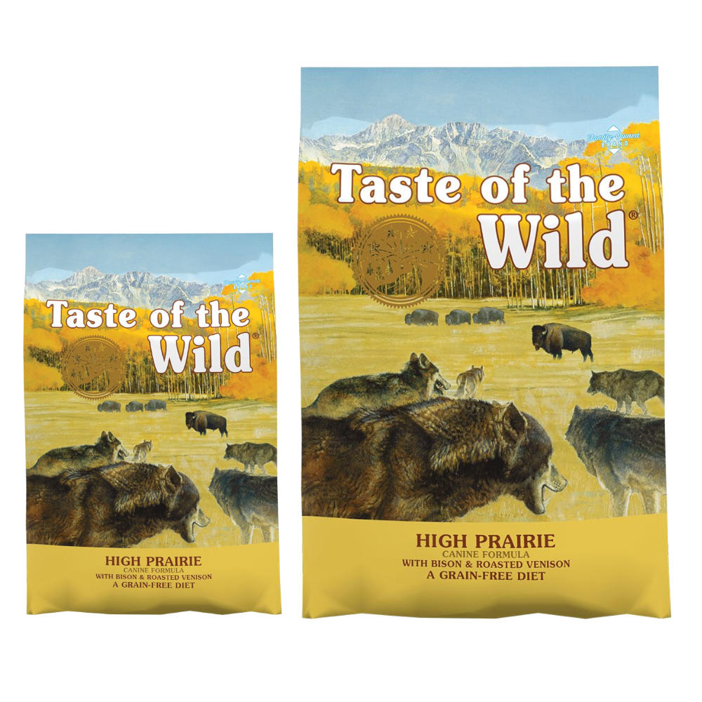 12,2 kg + 2 kg gratis! Taste of the Wild, karma sucha dla psa, 14,2 kg - High Prairie Canine