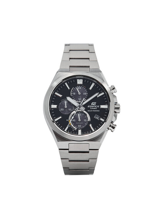 Casio Zegarek Edifice Solar Powered Chronograph EFS-S630D-1AVUEF Srebrny