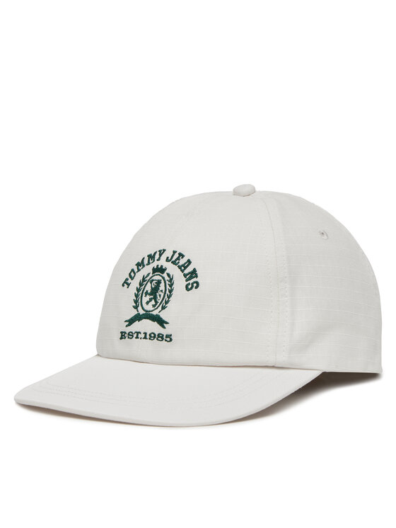 Tommy Jeans Czapka z daszkiem Tjm Crest Cap AM0AM13286 Biały