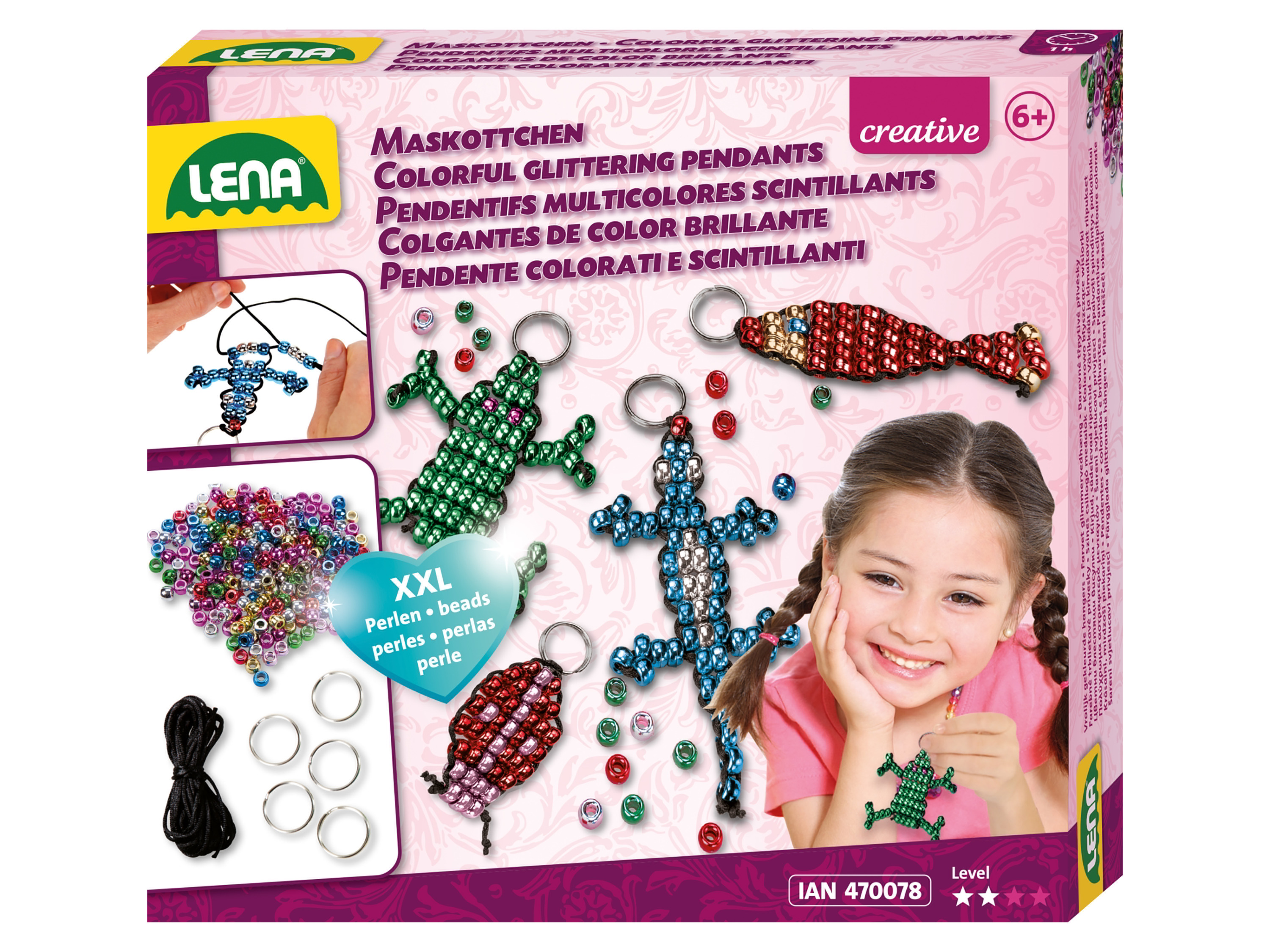 LENA Zestaw kreatywny (maskotka) miniaturka