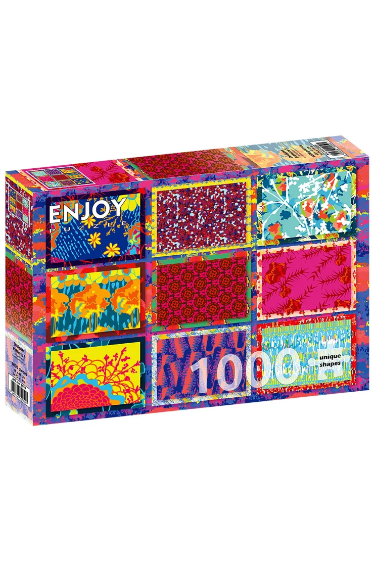 Puzzle 1000 el. Kolorowe wzory 5