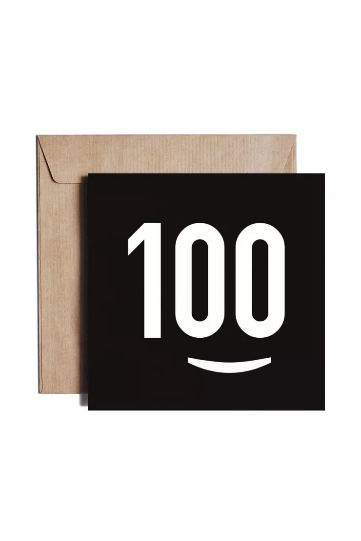 Karnet kwadratowy 100% Birthday KZ14