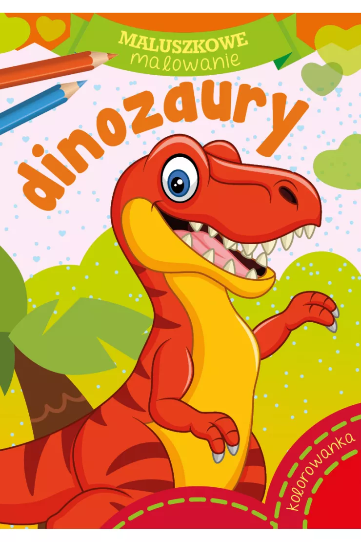 Maluszkowe malowanie. Dinozaury miniaturka