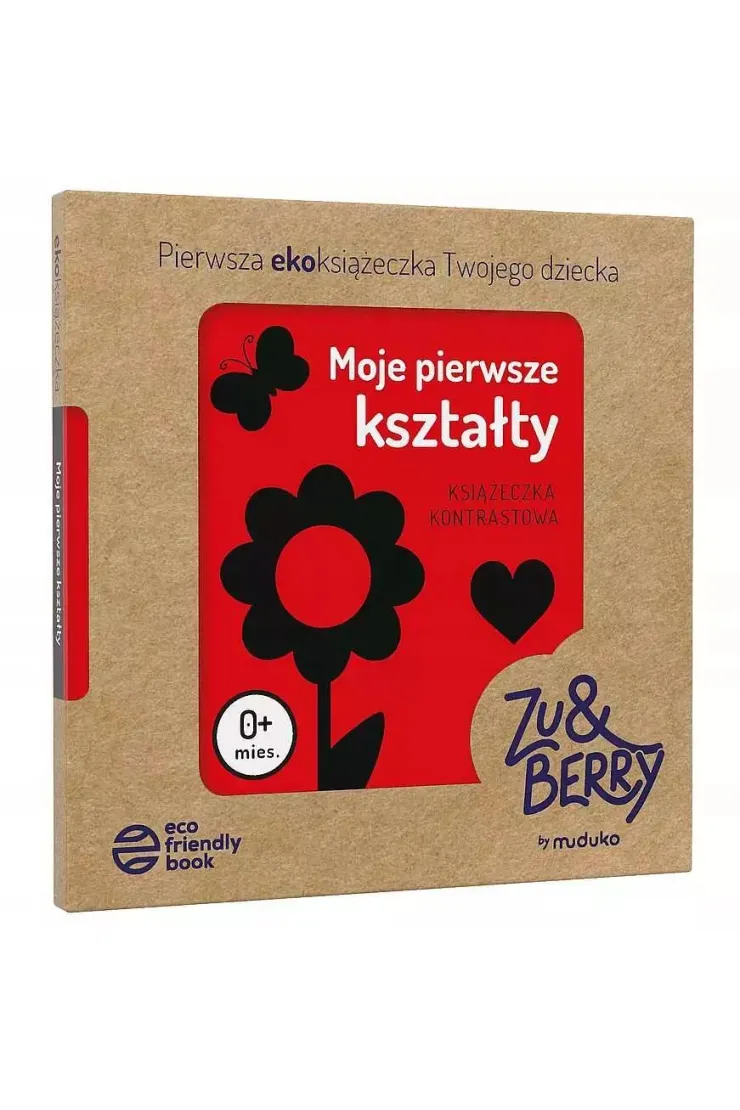 Moje pierwsze kształty. Książeczka kontrastowa