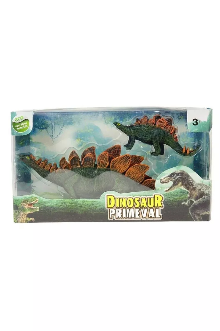 Zestaw 2 dinozaurów 32x18cm