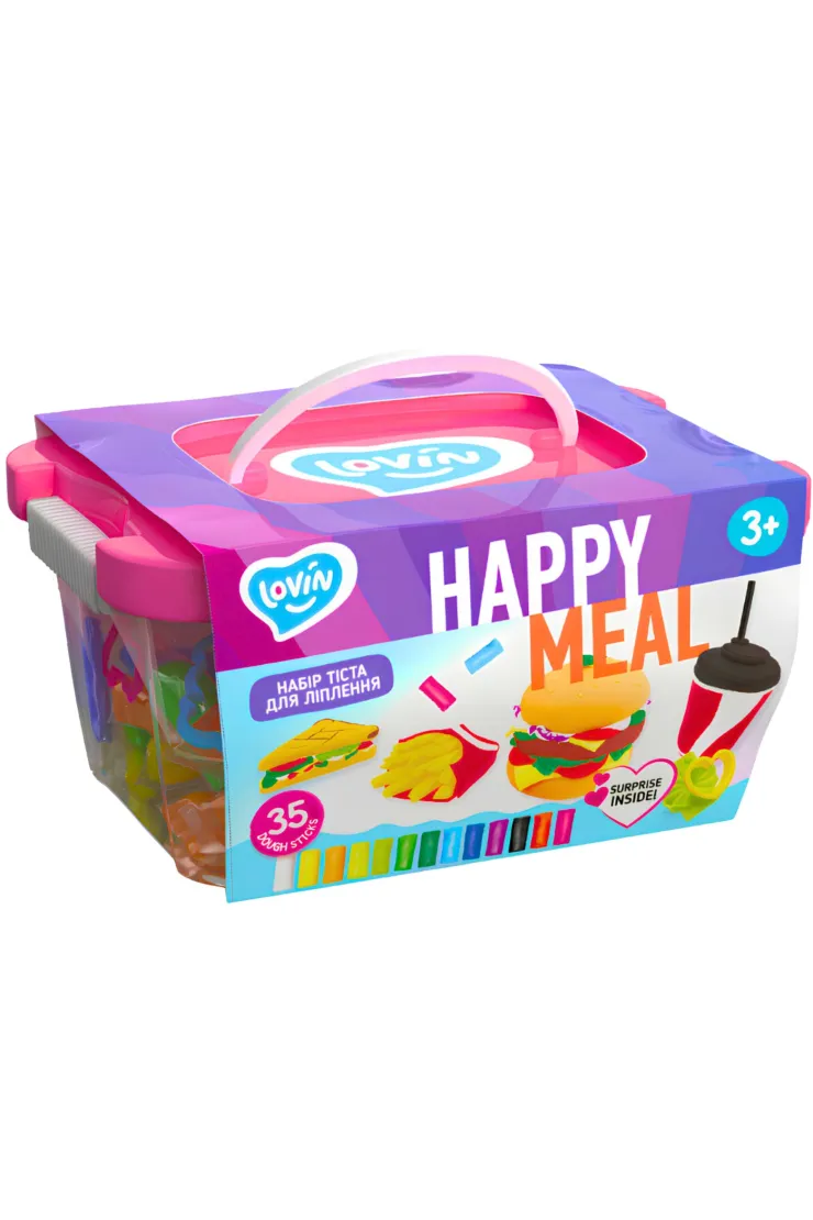 Zestaw kreatywny ciastolina Happy Meal
