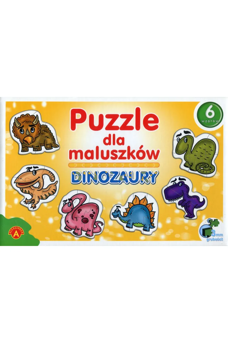 Puzzle dla maluszków Dinozaury