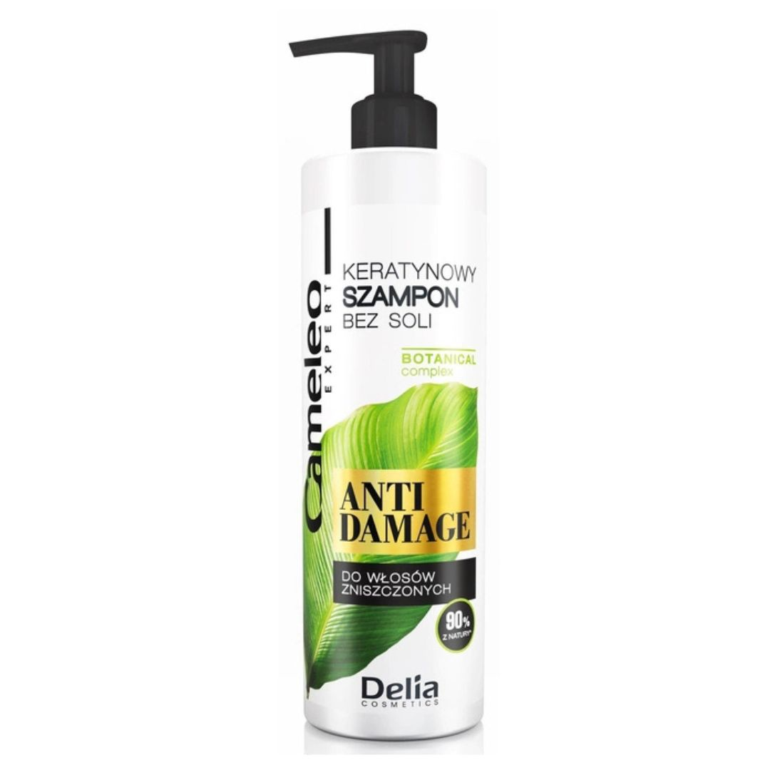 Cameleo keratynowy szampon bez soli do włosów zniszczonych Anti Damage 400 ml