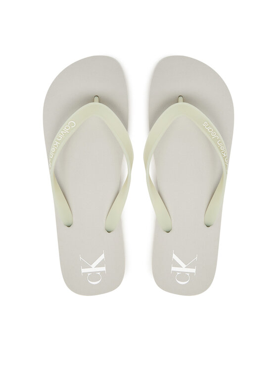 Calvin Klein Jeans Japonki Beach Sandal Transparent Tpu YM0YM01267 Szary