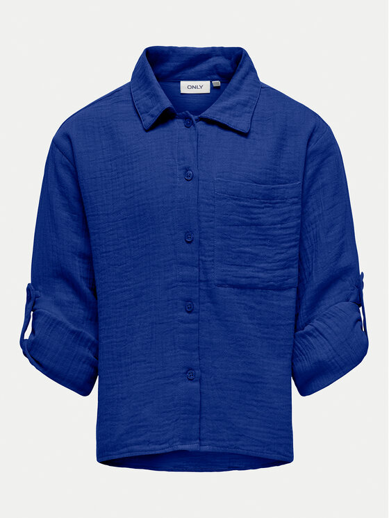 Kids ONLY Koszula Thyra 15325764 Niebieski Regular Fit