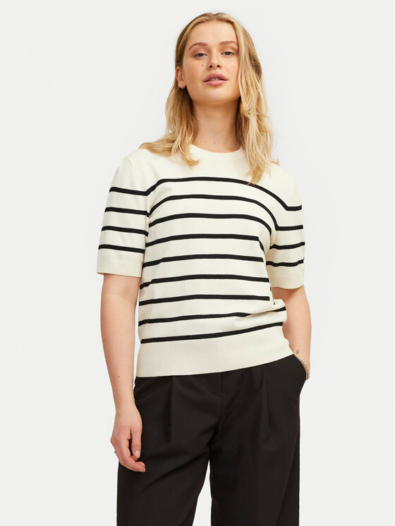 JJXX Sweter Layla 12254368 Écru Regular Fit