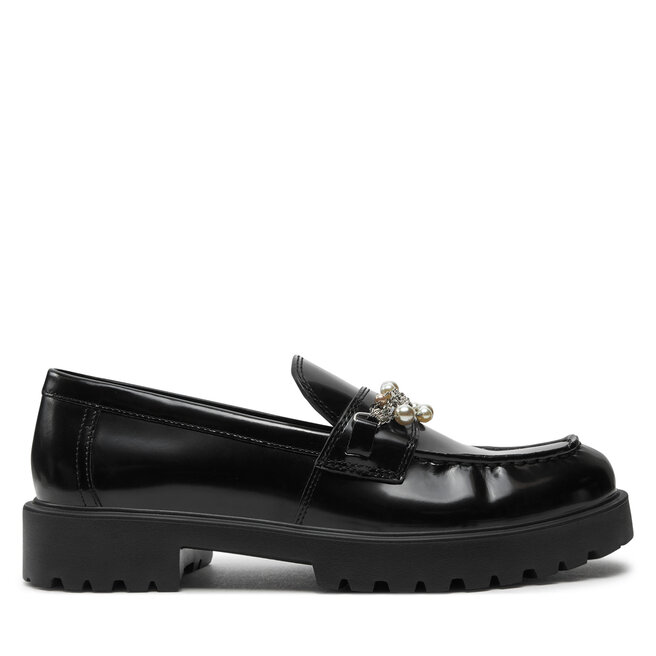 Tory Burch Loafersy Embellished Classic Lug Loafer 165828 Czarny