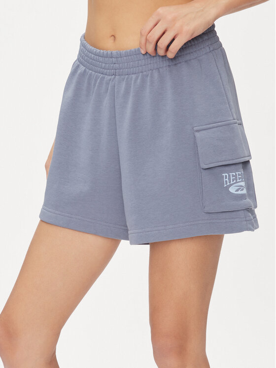 Reebok Szorty sportowe Archive Essentials IK6117 Niebieski Regular Fit