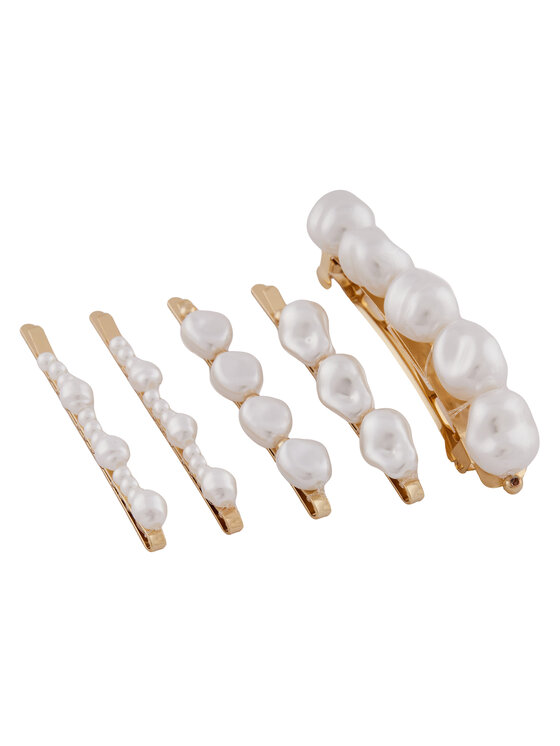 Aldo Zestaw spinek do włosów Pearlyclips 13995066 Złoty