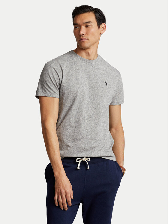 Polo Ralph Lauren T-Shirt 710707087006 Szary Regular Fit