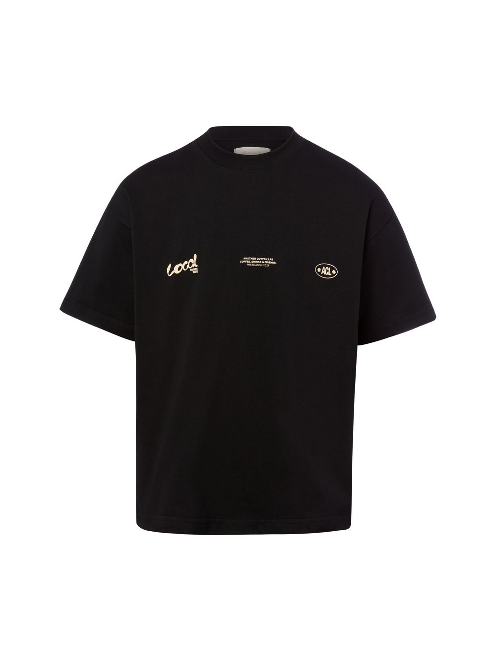 Another Cotton Lab Koszulka męska - Local Rave Mężczyźni Bawełna czarny, XL