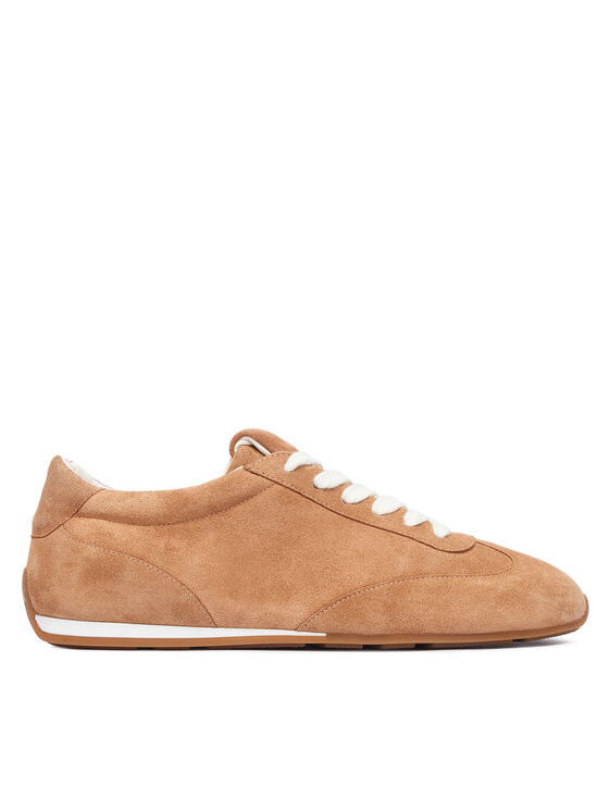 Stuart Weitzman Sneakersy Colton Sleek SN228 Brązowy jasny