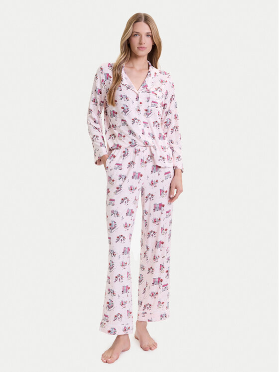 Kate Spade Piżama KSI82756 Różowy Relaxed Fit