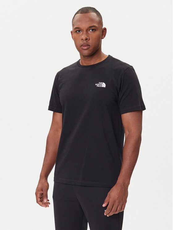 The North Face T-Shirt Half Dome Photo NF0A8EE9 Czarny Regular Fit